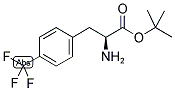 (S)-4-(TRIFLUOROMETHYL)PHENYLALANINE T-BUTYL ESTER Struktur