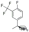 (S)-1-(4-FLUORO-3-(TRIFLUOROMETHYL)PHENYL)ETHANAMINE Struktur