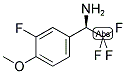 (1R)-2,2,2-TRIFLUORO-1-(3-FLUORO-4-METHOXYPHENYL)ETHYLAMINE Struktur