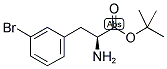 (S)-3-BROMOPHENYLALANINE T-BUTYL ESTER Struktur