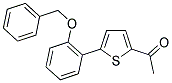 1-(5-[2-(BENZYLOXY)PHENYL]-2-THIENYL)ETHANONE Struktur