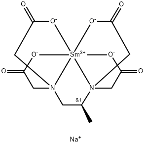 SODIUM [(S)-1,2-DIAMINOPROPANE-N,N,N',N'-TETRAACETATO]SAMARATE(III) HYDRATE Struktur