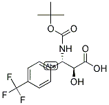 N-BOC-(2S,3S)-3-AMINO-2-HYDROXY-3-(4-TRIFLUOROMETHYL-PHENYL)-PROPIONIC ACID Struktur