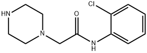 N-(2-CHLORO-PHENYL)-2-PIPERAZIN-1-YL-ACETAMIDE Struktur