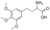 2-AMINO-4-(3,4,5-TRIMETHOXY-PHENYL)-BUTYRIC ACID Struktur