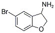 5-BROMO-2,3-DIHYDRO-BENZOFURAN-3-YLAMINE Struktur