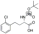 (S)-2-TERT-BUTOXYCARBONYLAMINO-4-(2-CHLORO-PHENYL)-BUTYRIC ACID Struktur