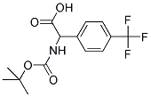 N-BOC-2-(4-TRIFLUOROMETHYL-PHENYL)-DL-GLYCINE Struktur