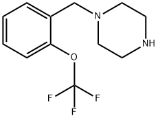 1-[2-(TRIFLUOROMETHOXY)BENZYL]PIPERAZINE Struktur