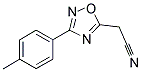 [3-(4-METHYLPHENYL)-1,2,4-OXADIAZOL-5-YL]ACETONITRILE Struktur