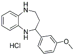 2-(3-METHOXY-PHENYL)-2,3,4,5-TETRAHYDRO-1H-BENZO[B][1,4]DIAZEPINE HYDROCHLORIDE Struktur