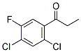 2,4-DICHLORO-5-FLUOROPROPIOPHENONE Struktur