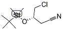 3-(TERT-BUTYL-DIMETHYL-SILANYLOXY)-4-CHLORO-BUTYRONITRILE Struktur