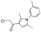 2-CHLORO-1-[2,5-DIMETHYL-1-(3-METHYLPHENYL)-1H-PYRROL-3-YL]ETHANONE Struktur