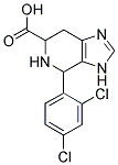 4-(2,4-DICHLORO-PHENYL)-4,5,6,7-TETRAHYDRO-3H-IMIDAZO[4,5-C]PYRIDINE-6-CARBOXYLIC ACID Struktur