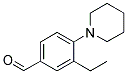 3-ETHYL-4-PIPERIDIN-1-YL-BENZALDEHYDE Struktur