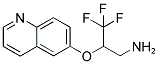 3,3,3-TRIFLUORO-2-(QUINOLIN-6-YLOXY)-PROPYLAMINE Struktur