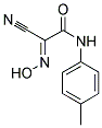 (2E)-2-CYANO-2-(HYDROXYIMINO)-N-(4-METHYLPHENYL)ACETAMIDE Struktur