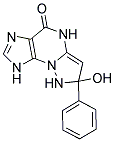 7-HYDROXY-7-PHENYL-7,8-DIHYDRO-1H-PYRAZOLO[5,1-B]PURIN-4(5H)-ONE Struktur