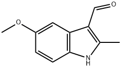 5-METHOXY-2-METHYL-1H-INDOLE-3-CARBALDEHYDE Struktur