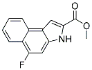 METHYL 5-FLUORO-3H-BENZO[E]INDOLE-2-CARBOXYLATE Struktur