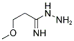 1-IMINO-3-METHOXYPROPYLHYDRAZINE Struktur