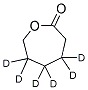 EPSILON-CAPROLACTONE-3,3,4,4,5,5-D6 Struktur