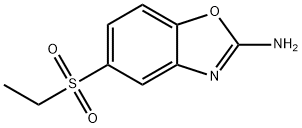 5-(ETHYLSULFONYL)-1,3-BENZOXAZOL-2-AMINE Struktur