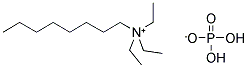 1-OCTYLTRIETHYL-AMMONIUM PHOSPHATE Struktur