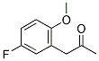 5-FLUORO-2-METHOXYPHENYLACETONE Struktur