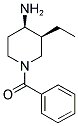 CIS-1-BENZOYL-3-ETHYLPIPERIDIN-4-AMINE Struktur