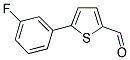 5-(3-FLUORO-PHENYL)-THIOPHENE-2-CARBALDEHYDE Struktur