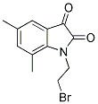 1-(2-BROMOETHYL)-5,7-DIMETHYL-1H-INDOLE-2,3-DIONE Struktur