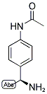 (S)-N-(4-(1-AMINOETHYL)PHENYL)ACETAMIDE Struktur