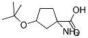 1-AMINO-3-TERT-BUTOXY-CYCLOPENTANECARBOXYLIC ACID Struktur