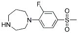 1-[2-FLUORO-4-(METHYLSULFONYL)PHENYL]-1,4-DIAZEPANE Struktur