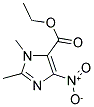 ETHYL 1,2-DIMETHYL-4-NITRO-1H-IMIDAZOLE-5-CARBOXYLATE Struktur