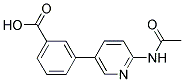 3-(6-ACETYLAMINO-PYRIDIN-3-YL)-BENZOIC ACID Struktur