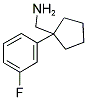 C-[1-(3-FLUORO-PHENYL)-CYCLOPENTYL]-METHYLAMINE Struktur