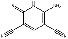 2-AMINO-6-MERCAPTOPYRIDINE-3,5-DICARBONITRILE Struktur