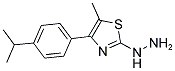 [4-(4-ISOPROPYL-PHENYL)-5-METHYL-THIAZOL-2-YL]-HYDRAZINE Struktur