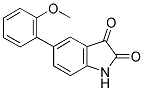 5-(2-METHOXYPHENYL)-1H-INDOLE-2,3-DIONE Struktur