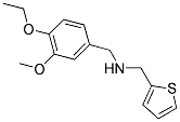 N-(4-ETHOXY-3-METHOXYBENZYL)-N-(THIEN-2-YLMETHYL)AMINE Struktur