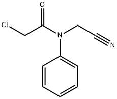 2-CHLORO-N-(CYANOMETHYL)-N-PHENYLACETAMIDE Struktur