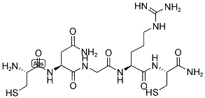 CNGRC-NH2 (DISULFIDE BRIDGE: 1-5) Struktur