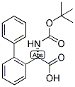 (S)-BIPHENYL-2-YL-TERT-BUTOXYCARBONYLAMINO-ACETIC ACID Struktur