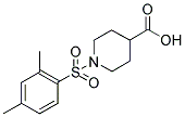 1-[(2,4-DIMETHYLPHENYL)SULFONYL]PIPERIDINE-4-CARBOXYLIC ACID Struktur