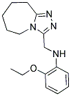 (2-ETHOXY-PHENYL)-(6,7,8,9-TETRAHYDRO-5H-[1,2,4]TRIAZOLO[4,3-A]AZEPIN-3-YLMETHYL)-AMINE Struktur