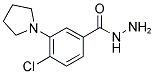 4-CHLORO-3-PYRROLIDIN-1-YL-BENZOIC ACID HYDRAZIDE Struktur