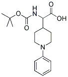 TERT-BUTOXYCARBONYLAMINO-(1-PHENYL-PIPERIDIN-4-YL)-ACETIC ACID Struktur